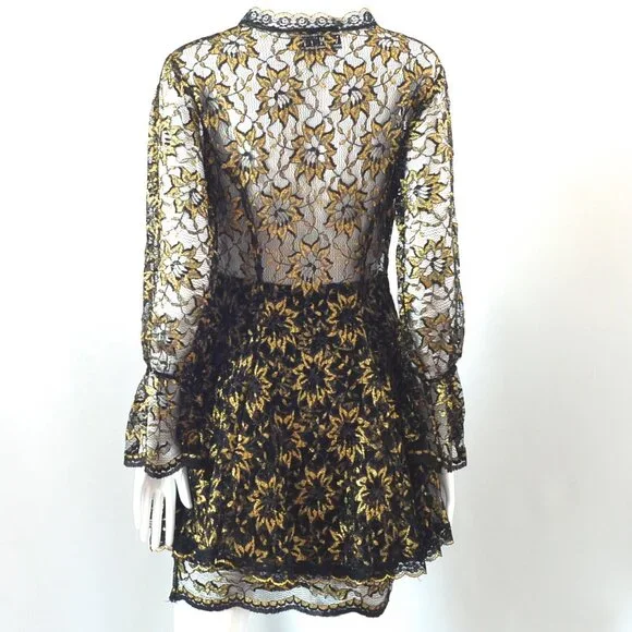 Gold Lame Skirt & Jacket - Picture 2 of 5